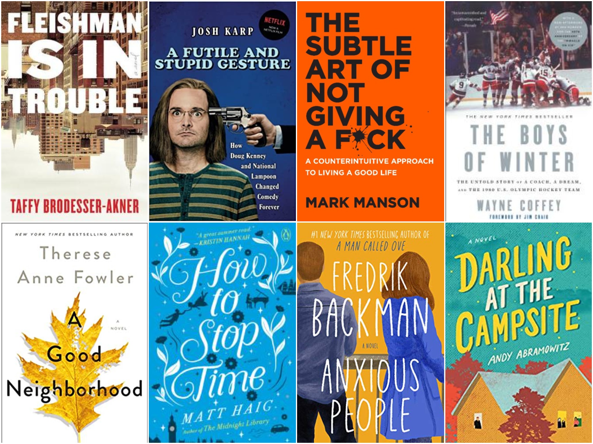 A collection of books I have read this year